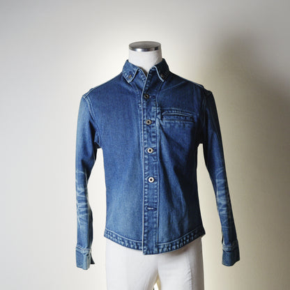 [040] Taicho Denim Jacket (Distressed) (M, Shoulder Width 46)