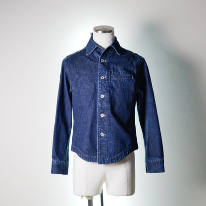 [041] Taicho Denim Jacket (Distressed, Modified) (Shoulder width 45cm)