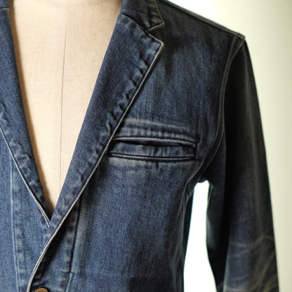 [050] Sensei Denim Jacket (Distressed) (Shoulder width 44cm)