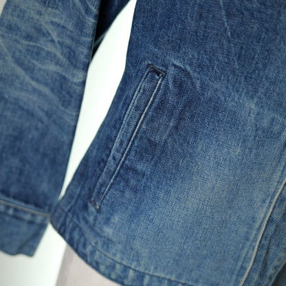 [051] Sensei Denim Jacket (Distressed) (Shoulder width 47cm, with side pockets)