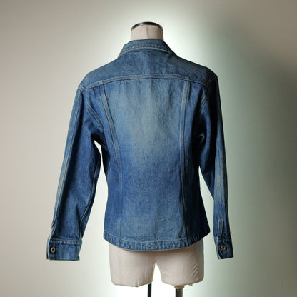 [051] Sensei Denim Jacket (Distressed) (Shoulder width 47cm, with side pockets)