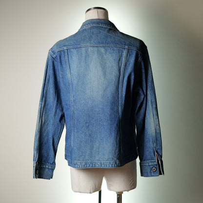 [054] Sensei Denim Jacket (Distressed) (Shoulder width 48cm, Larger Chest)