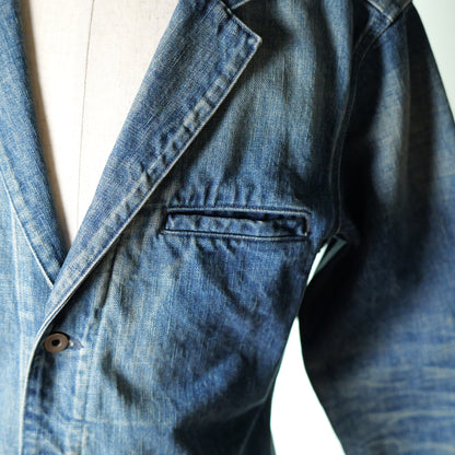 [055] Sensei Denim Jacket (Distressed) (Shoulder width 47cm)