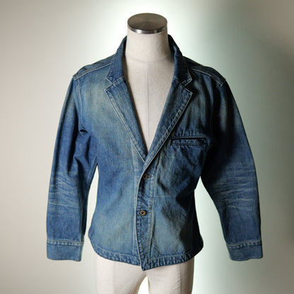 [055] Sensei Denim Jacket (Distressed) (Shoulder width 47cm)