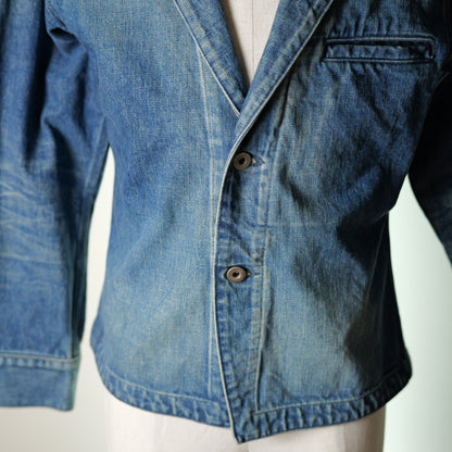 [055] Sensei Denim Jacket (Distressed) (Shoulder width 47cm)