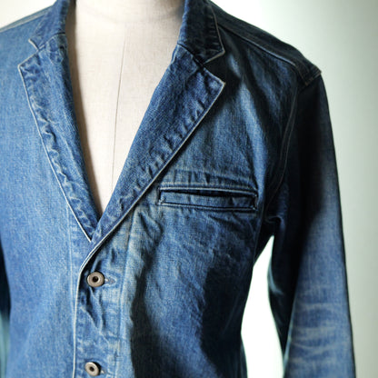 [056] Sensei Denim Jacket (Distressed) (Shoulder width 46cm)