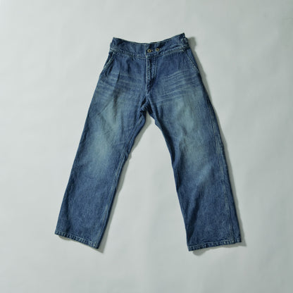 [67] Jackan Wide Pants (Distressed) (Waist 39cm)