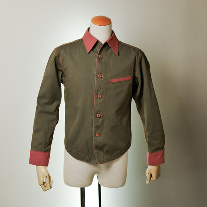 [047] Taicho Denim Jacket (Kurashiki Canvas) (Size M, Shoulder Width 47cm, One Wash)
