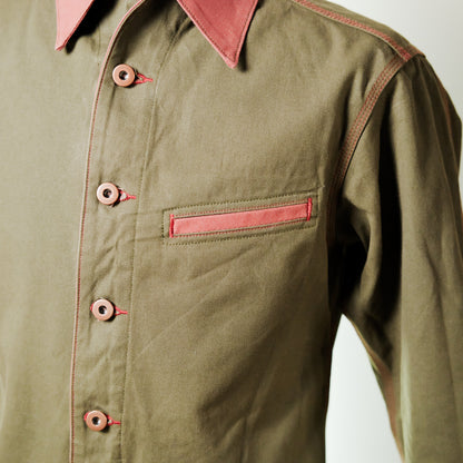[047] Taicho Denim Jacket (Kurashiki Canvas) (Size M, Shoulder Width 47cm, One Wash)