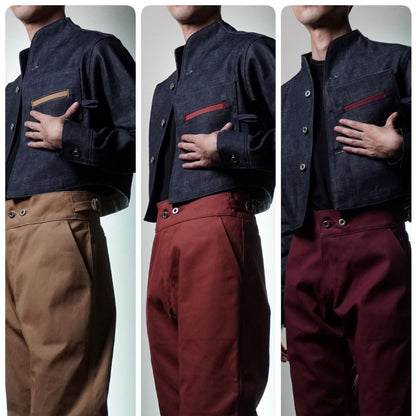 [5 colors available] Chest pocket made of No. 11 canvas